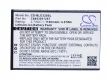 BLU C644305128T helyettesítő mobiltelefon akkumulátor (Li-ion, 3.7V, 1100mAh / 4.07Wh) - Utángyártott
