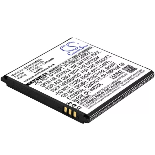 BLU C535143130T helyettesítő mobiltelefon akkumulátor (Li-ion, 3.7V, 1200mAh / 4.44Wh) - Utángyártott