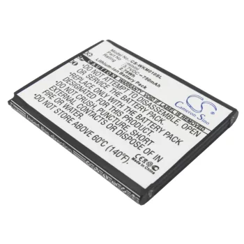   BLU C49390590T helyettesítő mobiltelefon akkumulátor (Li-ion, 3.7V, 750mAh / 2.78Wh) - Utángyártott