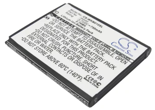 BLU C49390590T helyettesítő mobiltelefon akkumulátor (Li-ion, 3.7V, 750mAh / 2.78Wh) - Utángyártott