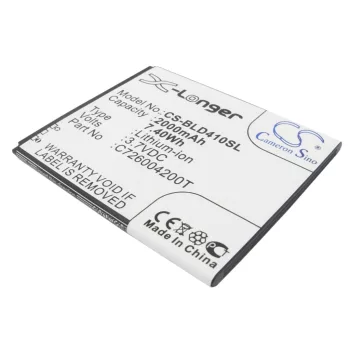   BLU C726004200T helyettesítő mobiltelefon akkumulátor (Li-ion, 3.7V, 2000mAh / 7.40Wh) - Utángyártott