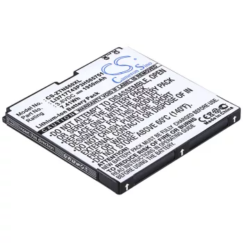   ZTE Li3717T43P3H565751-H helyettesítő mobiltelefon akkumulátor (Li-ion, 3.8V, 1950mAh / 7.41Wh) - Utángyártott