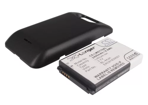 LG EAC61839006 helyettesítő mobiltelefon akkumulátor (Li-ion, 3.7V, 2400mAh / 8.88Wh) - Utángyártott