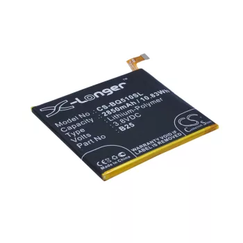   BQ B25 helyettesítő mobiltelefon akkumulátor (Li-Polymer, 3.8V, 2850mAh / 10.83Wh) - Utángyártott