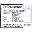 BQ B22, BT-2200-259 helyettesítő mobiltelefon akkumulátor (Li-ion, 3.7V, 1600mAh / 5.92Wh) - Utángyártott