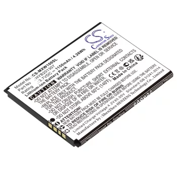   Budget Mobile HYB201307 helyettesítő mobiltelefon akkumulátor (Li-ion, 3.7V, 1150mAh / 4.26Wh) - Utángyártott