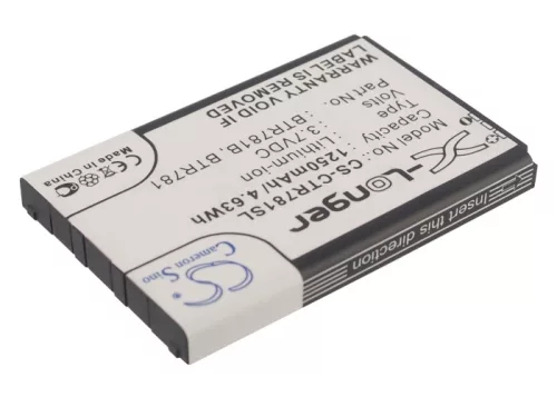 Casio BTR781B helyettesítő mobiltelefon akkumulátor (Li-ion, 3.7V, 1250mAh / 4.63Wh) - Utángyártott