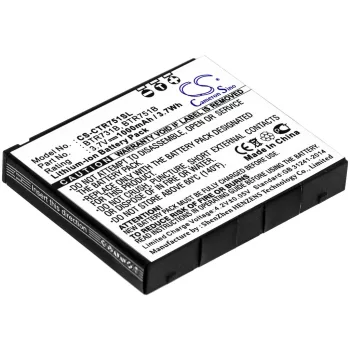   Casio BTR751B helyettesítő mobiltelefon akkumulátor (Li-ion, 3.7V, 1000mAh / 3.70Wh) - Utángyártott