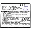 Casio BTR751B helyettesítő mobiltelefon akkumulátor (Li-ion, 3.7V, 1000mAh / 3.70Wh) - Utángyártott