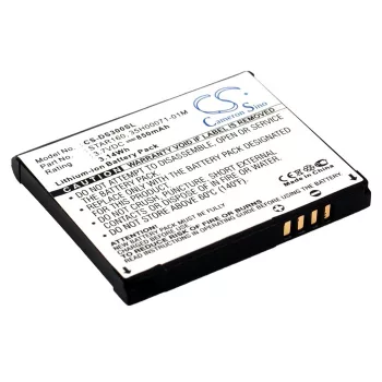   HTC STAR160 helyettesítő mobiltelefon akkumulátor (Li-ion, 3.7V, 850mAh / 3.14Wh) - Utángyártott