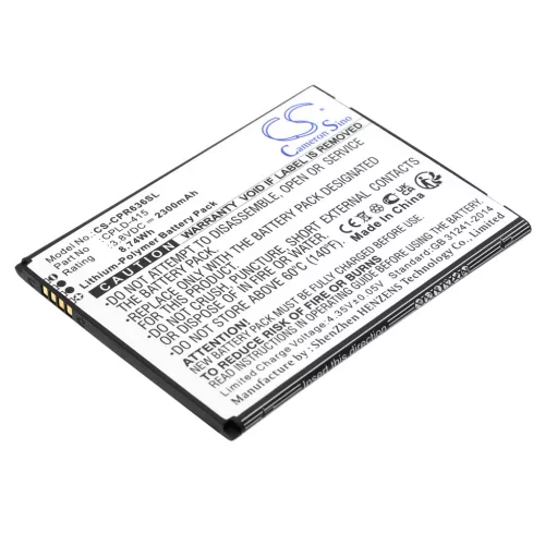 Coolpad CPLD-415 helyettesítő mobiltelefon akkumulátor (Li-Polymer, 3.8V, 2300mAh / 8.74Wh) - Utángyártott