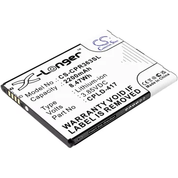   Coolpad CPLD-417 helyettesítő mobiltelefon akkumulátor (Li-ion, 3.85V, 2200mAh / 8.47Wh) - Utángyártott