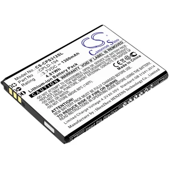   Coolpad CPLD-194 helyettesítő mobiltelefon akkumulátor (Li-ion, 3.7V, 1300mAh / 4.81Wh) - Utángyártott