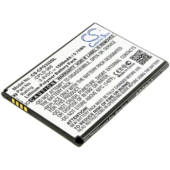   Coolpad CPLD-365 helyettesítő mobiltelefon akkumulátor (Li-Polymer, 3.8V, 1500mAh / 5.70Wh) - Utángyártott