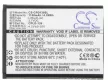 Coolpad CPLD-139 helyettesítő mobiltelefon akkumulátor (Li-ion, 3.7V, 1150mAh / 4.26Wh) - Utángyártott