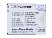 Coolpad CPLD-339 helyettesítő mobiltelefon akkumulátor (Li-ion, 3.8V, 2900mAh / 11.02Wh) - Utángyártott