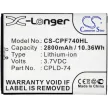 Coolpad CPLD-74 helyettesítő mobiltelefon akkumulátor (Li-ion, 3.7V, 2800mAh / 10.36Wh) - Utángyártott