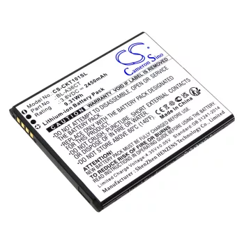   Cricket BL-A36CT helyettesítő mobiltelefon akkumulátor (Li-ion, 3.8V, 2450mAh / 9.31Wh) - Utángyártott