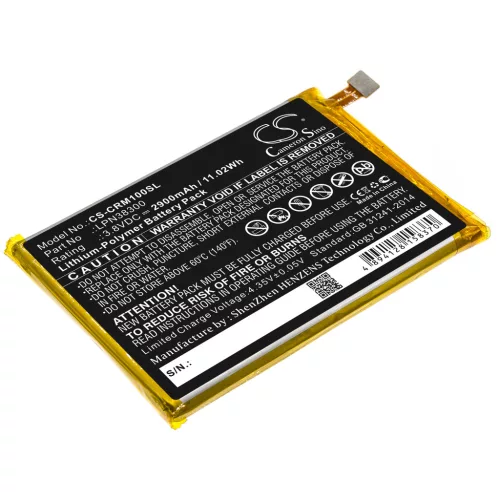Crosscall LPN38300 helyettesítő mobiltelefon akkumulátor (Li-Polymer, 3.8V, 2900mAh / 11.02Wh) - Utángyártott