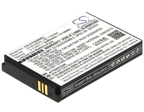 Cyrus HE-129384 helyettesítő mobiltelefon akkumulátor (Li-ion, 3.7V, 3400mAh / 12.58Wh) - Utángyártott