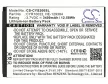 Cyrus HE-129384 helyettesítő mobiltelefon akkumulátor (Li-ion, 3.7V, 3400mAh / 12.58Wh) - Utángyártott