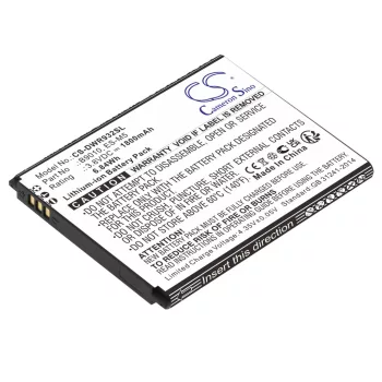   D-Link B9010, ES-M5 helyettesítő mobiltelefon akkumulátor (Li-ion, 3.8V, 1800mAh / 6.84Wh) - Utángyártott