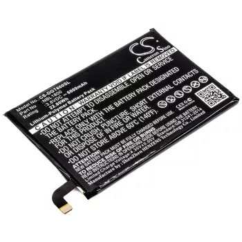   Doogee T6 helyettesítő mobiltelefon akkumulátor (Li-Polymer, 3.8V, 6000mAh / 22.80Wh) - Utángyártott