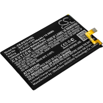   Doogee BAT16514300 helyettesítő mobiltelefon akkumulátor (Li-Polymer, 3.8V, 4100mAh / 15.58Wh) - Utángyártott