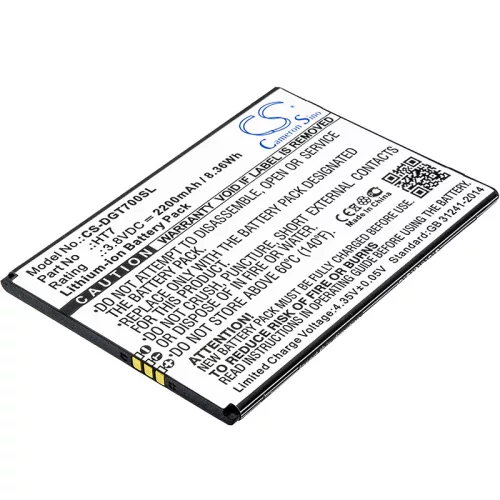 Doogee HT7 helyettesítő mobiltelefon akkumulátor (Li-ion, 3.8V, 2200mAh / 8.36Wh) - Utángyártott