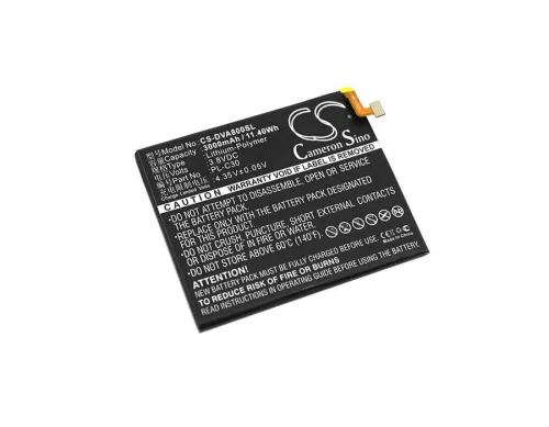 DOOV PL-C30 helyettesítő mobiltelefon akkumulátor (Li-Polymer, 3.8V, 3000mAh / 11.40Wh) - Utángyártott