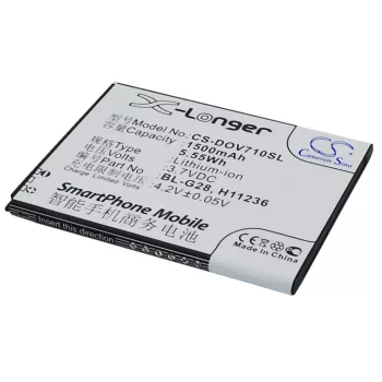  Haier H11236 helyettesítő mobiltelefon akkumulátor (Li-ion, 3.7V, 1500mAh / 5.55Wh) - Utángyártott