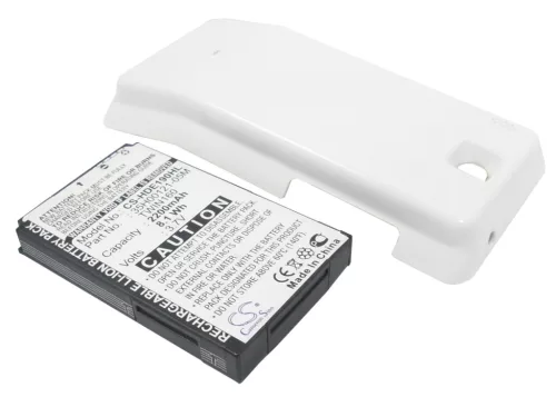 HTC TWIN160 helyettesítő mobiltelefon akkumulátor (Li-ion, 3.7V, 2200mAh / 8.14Wh) - Utángyártott