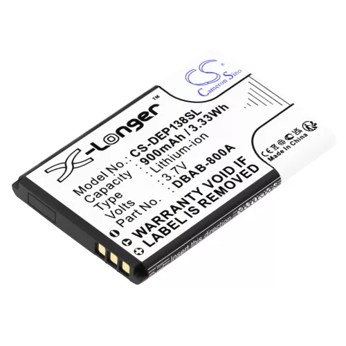Doro DBAB-800A helyettesítő mobiltelefon akkumulátor (Li-ion, 3.7V, 900mAh / 3.33Wh) - Utángyártott