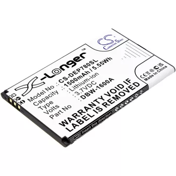   Doro DBW-1600B helyettesítő mobiltelefon akkumulátor (Li-ion, 3.7V, 1500mAh / 5.55Wh) - Utángyártott
