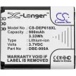 Doro DBE-900A helyettesítő mobiltelefon akkumulátor (Li-ion, 3.7V, 900mAh / 3.33Wh) - Utángyártott