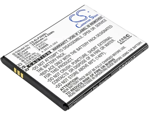 Elephone P3000S helyettesítő mobiltelefon akkumulátor (Li-ion, 3.8V, 2250mAh / 8.55Wh) - Utángyártott