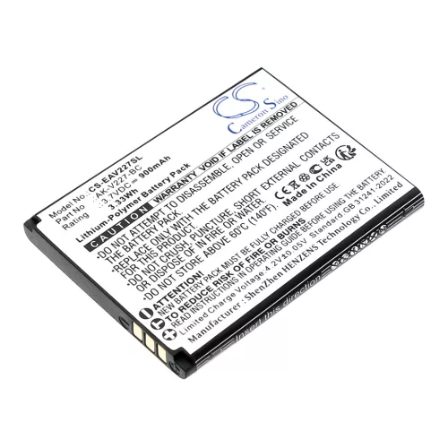 Emporia AK-V227-BC helyettesítő mobiltelefon akkumulátor (Li-Polymer, 3.7V, 900mAh / 3.33Wh) - Utángyártott