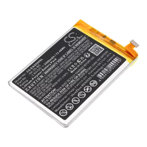Emporia AK-S5-BC helyettesítő mobiltelefon akkumulátor (Li-Polymer, 3.85V, 3500mAh / 13.48Wh) - Utángyártott