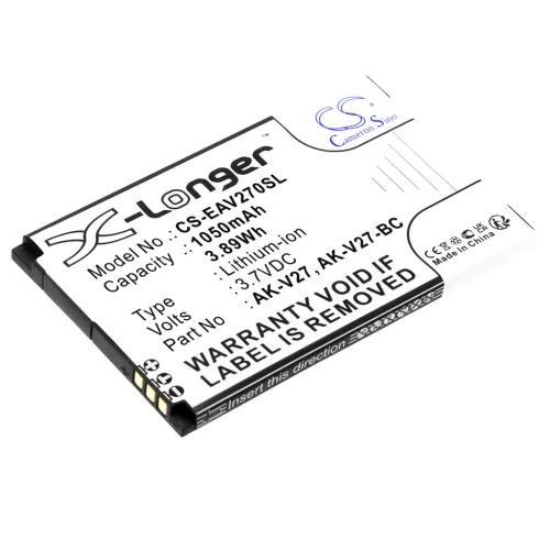 Emporia AK-V27-BC helyettesítő mobiltelefon akkumulátor (Li-ion, 3.7V, 1050mAh / 3.89Wh) - Utángyártott