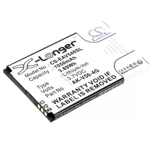 Emporia AK-V50-4G helyettesítő mobiltelefon akkumulátor (Li-ion, 3.7V, 1050mAh / 3.89Wh) - Utángyártott