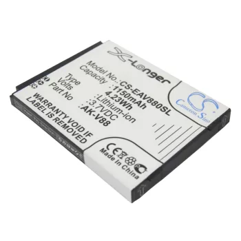   Emporia AK-V88(V1.0) helyettesítő mobiltelefon akkumulátor (Li-ion, 3.7V, 1150mAh / 4.26Wh) - Utángyártott