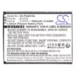 Fly BL3819 helyettesítő mobiltelefon akkumulátor (Li-Polymer, 3.8V, 1800mAh / 6.84Wh) - Utángyártott