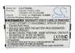 Fujitsu SYMSA63408017 helyettesítő mobiltelefon akkumulátor (Li-Polymer, 3.7V, 1530mAh / 5.66Wh) - Utángyártott