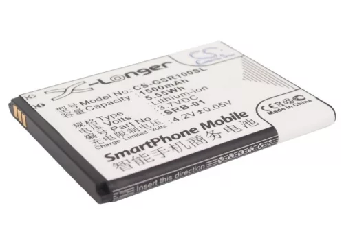 Gigabyte SRB-01 helyettesítő mobiltelefon akkumulátor (Li-ion, 3.7V, 1500mAh / 5.55Wh) - Utángyártott
