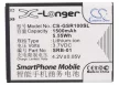 Gigabyte SRB-01 helyettesítő mobiltelefon akkumulátor (Li-ion, 3.7V, 1500mAh / 5.55Wh) - Utángyártott