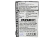 Gigabyte GLS-H01 helyettesítő mobiltelefon akkumulátor (Li-Polymer, 3.7V, 1370mAh / 5.07Wh) - Utángyártott