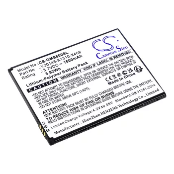   Gigaset V30145-K1310-X469 helyettesítő mobiltelefon akkumulátor (Li-Polymer, 3.7V, 1600mAh / 5.92Wh) - Utángyártott