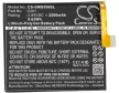 Gigaset GI01 helyettesítő mobiltelefon akkumulátor (Li-Polymer, 3.85V, 2500mAh / 9.63Wh) - Utángyártott