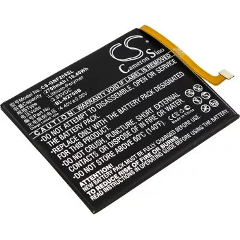   GIONEE BL-N2700B helyettesítő mobiltelefon akkumulátor (Li-Polymer, 3.85V, 2700mAh / 10.40Wh) - Utángyártott