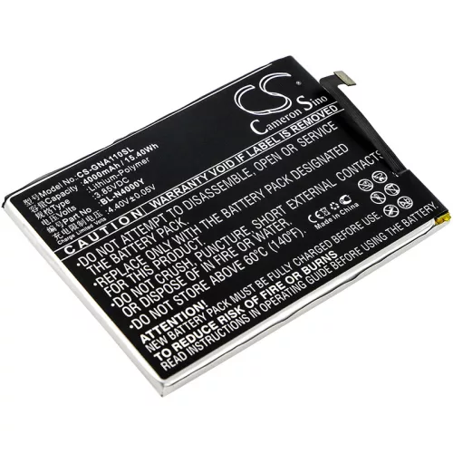 GIONEE BL-N4000Y helyettesítő mobiltelefon akkumulátor (Li-Polymer, 3.85V, 4000mAh / 15.40Wh) - Utángyártott